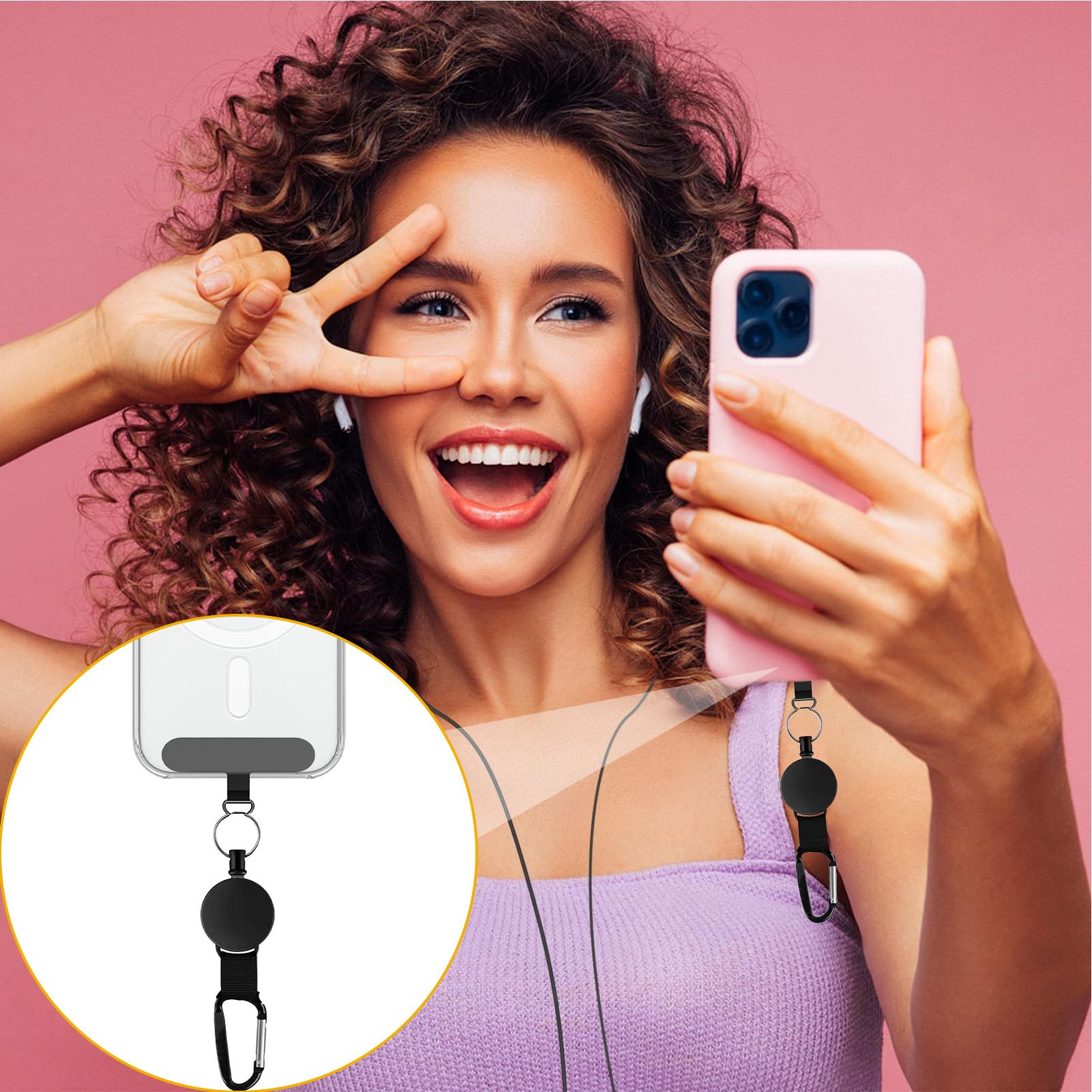 مشبك هاتف قابل للسحب مضاد للسر - مراجعة Lanyard Phone Strap وسعره