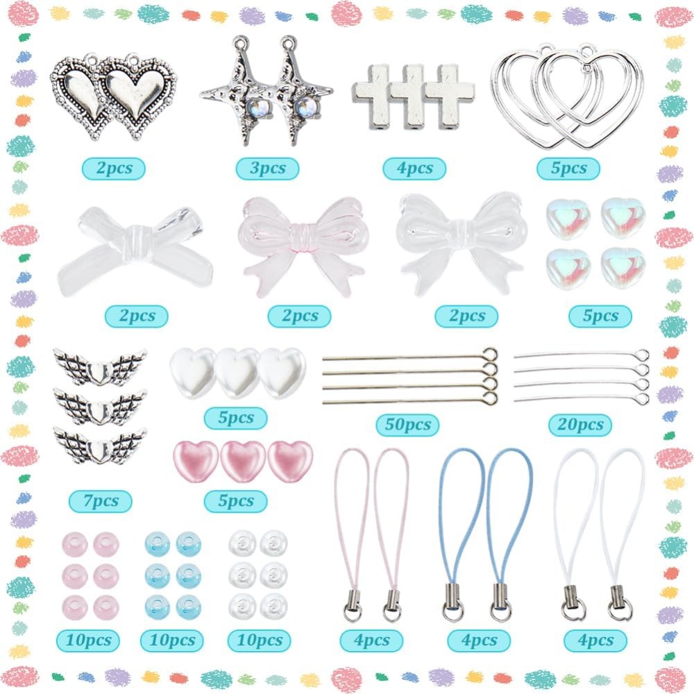 154 قطعة لتقوم بها بنفسك 8 مجم - مراجعة Phone Accessories Beads وسعره