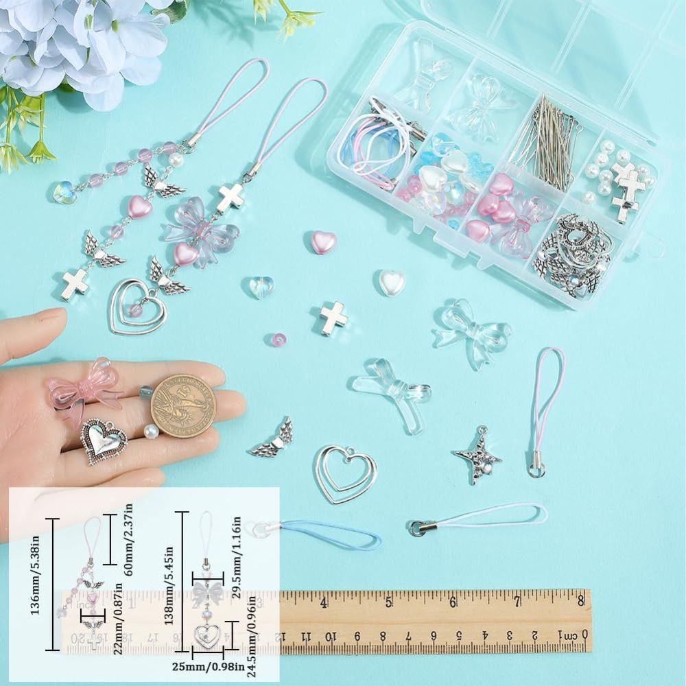 154 قطعة لتقوم بها بنفسك 8 مجم - مراجعة Phone Accessories Beads وسعره