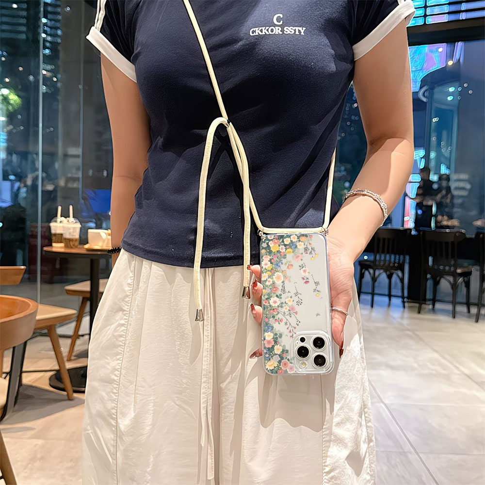 جراب هاتف بحزام كروس بودي وحبل - مراجعة Lanyard Phone Strap وسعره