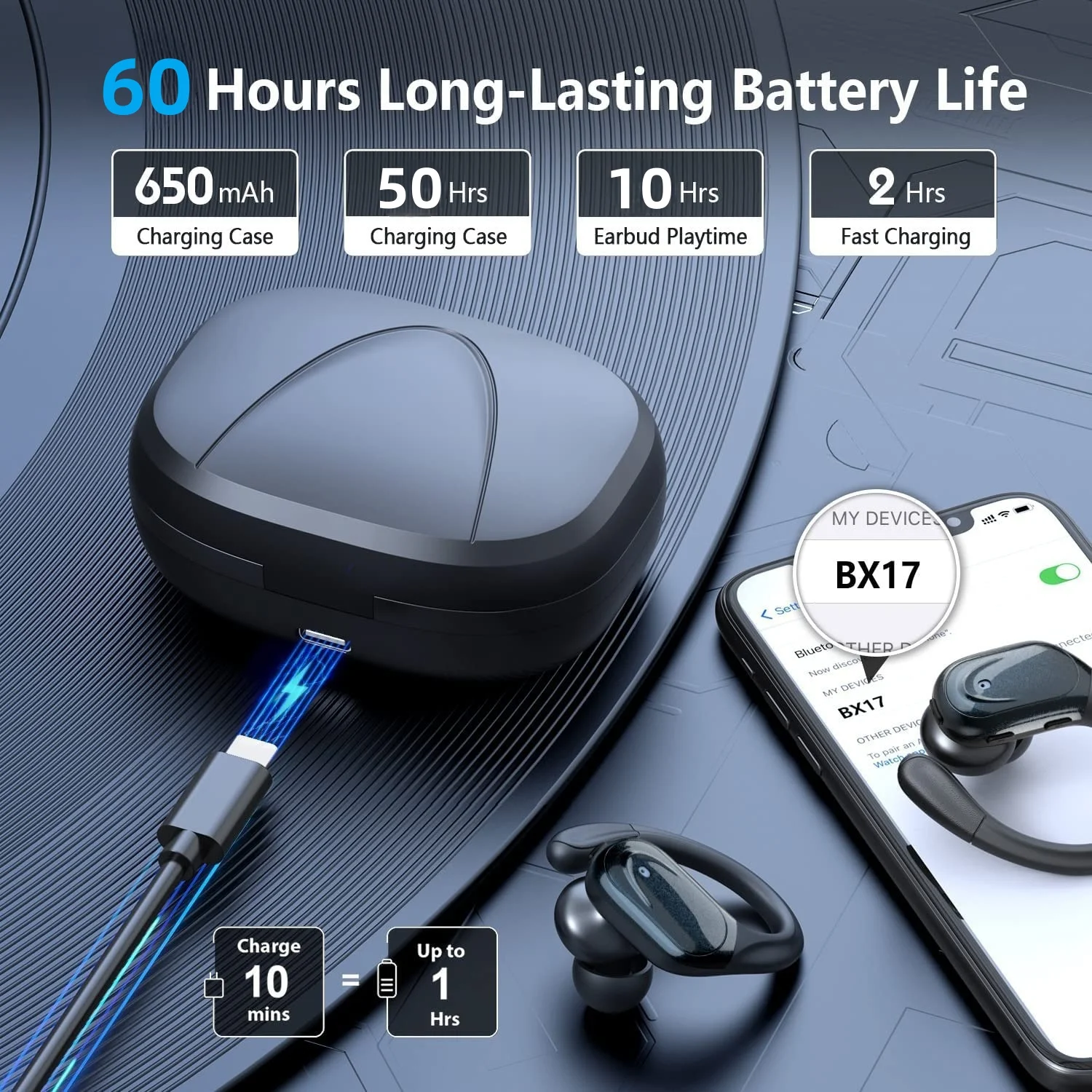 سماعات أذن رياضية لاسلكية جديد - مراجعة Bluetooth Earphone Tws وسعره
