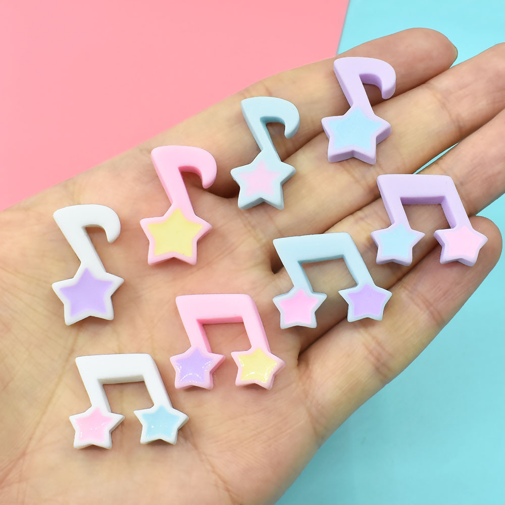 10 قطعة الراتنج ستار الموسيقى  - مراجعة Phone Accessories Clipart وسعره