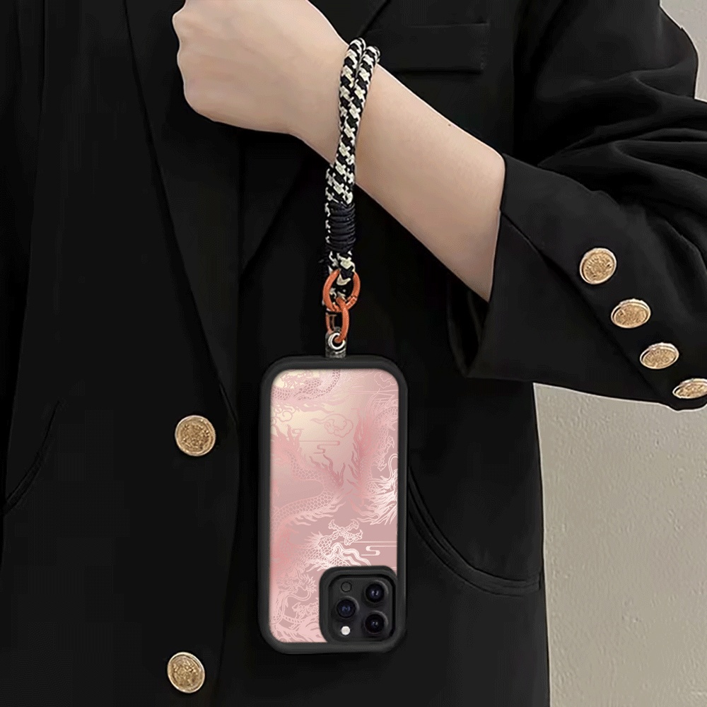 جراب هاتف أبيض فاتح بنمط التني - مراجعة Lanyard Phone Strap وسعره