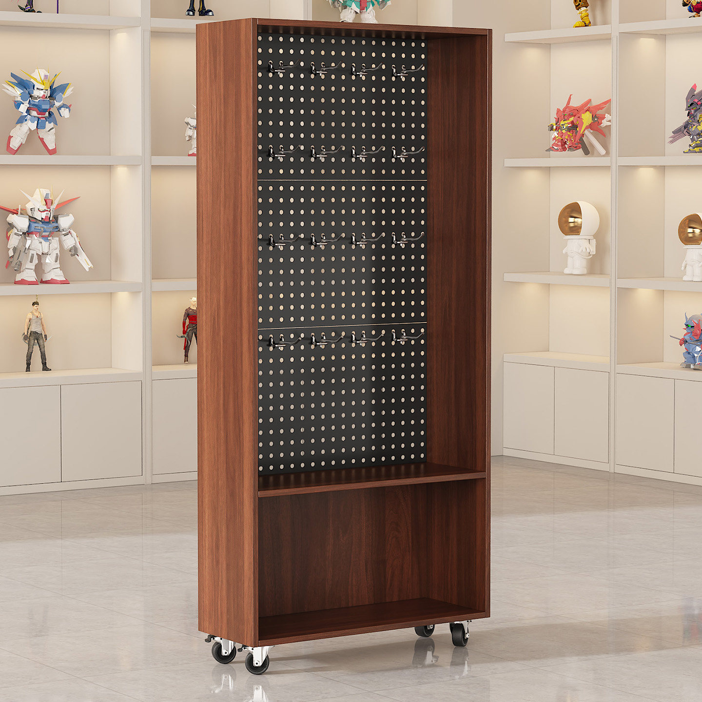 خزانة عرض ذات فتحات، رف عرض إك - مراجعة Phone Accessories Cabinet وسعره