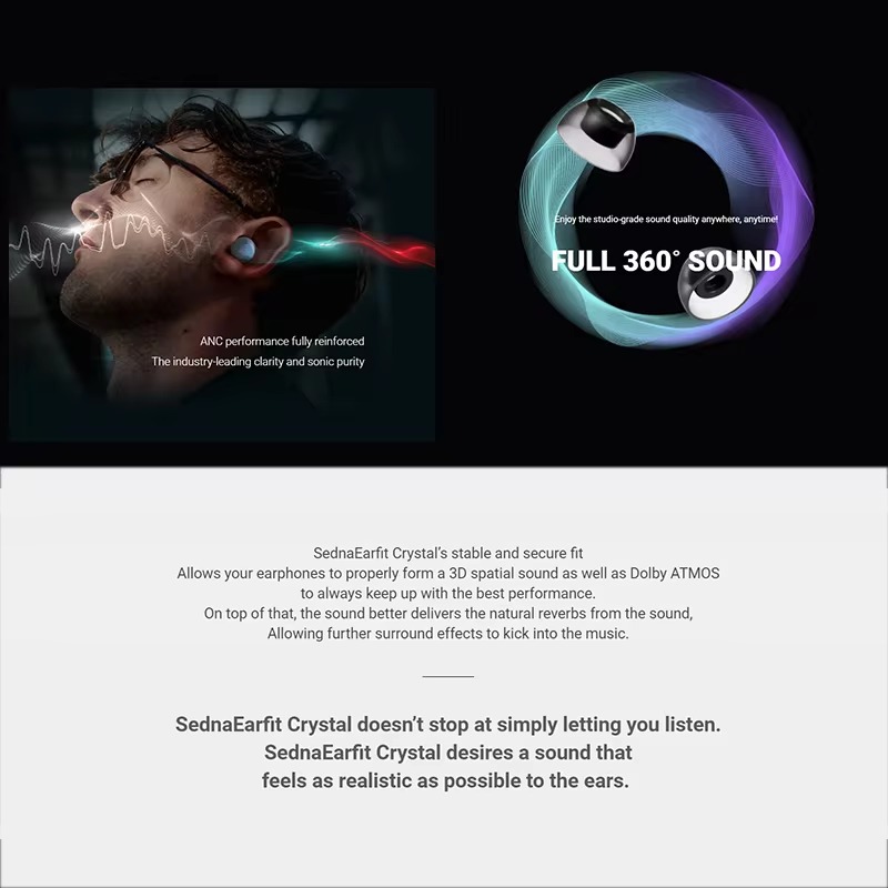 AZLA SednaEarfit كريستال سماعا - مراجعة Bluetooth Earphone Tws وسعره