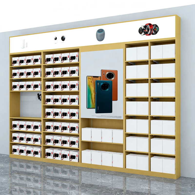 تصميم مخصص لطاولة عرض تجربة ال - مراجعة Phone Accessories Cabinet وسعره