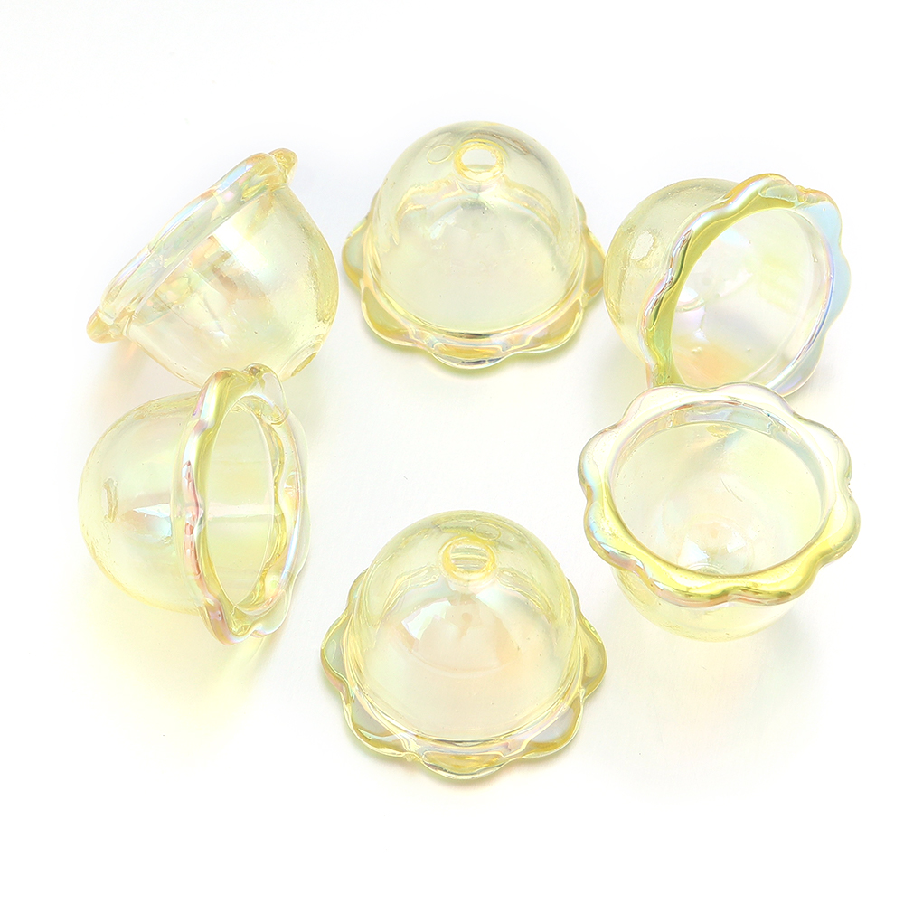 6 قطع شفافة الرياح جرس الخرز ا - مراجعة Phone Accessories Beads وسعره