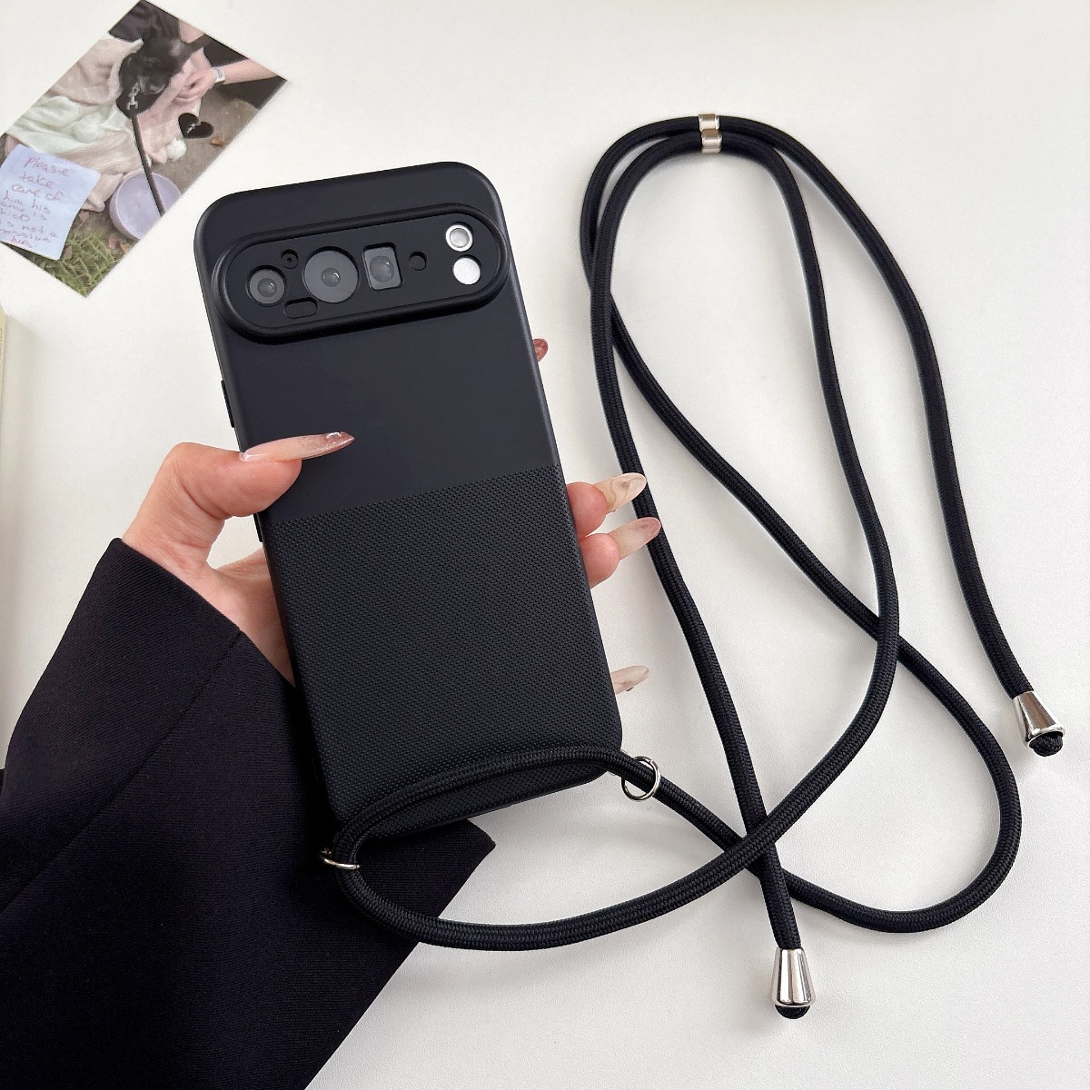 جراب هاتف من السيليكون الناعم  - مراجعة Lanyard Phone Strap وسعره