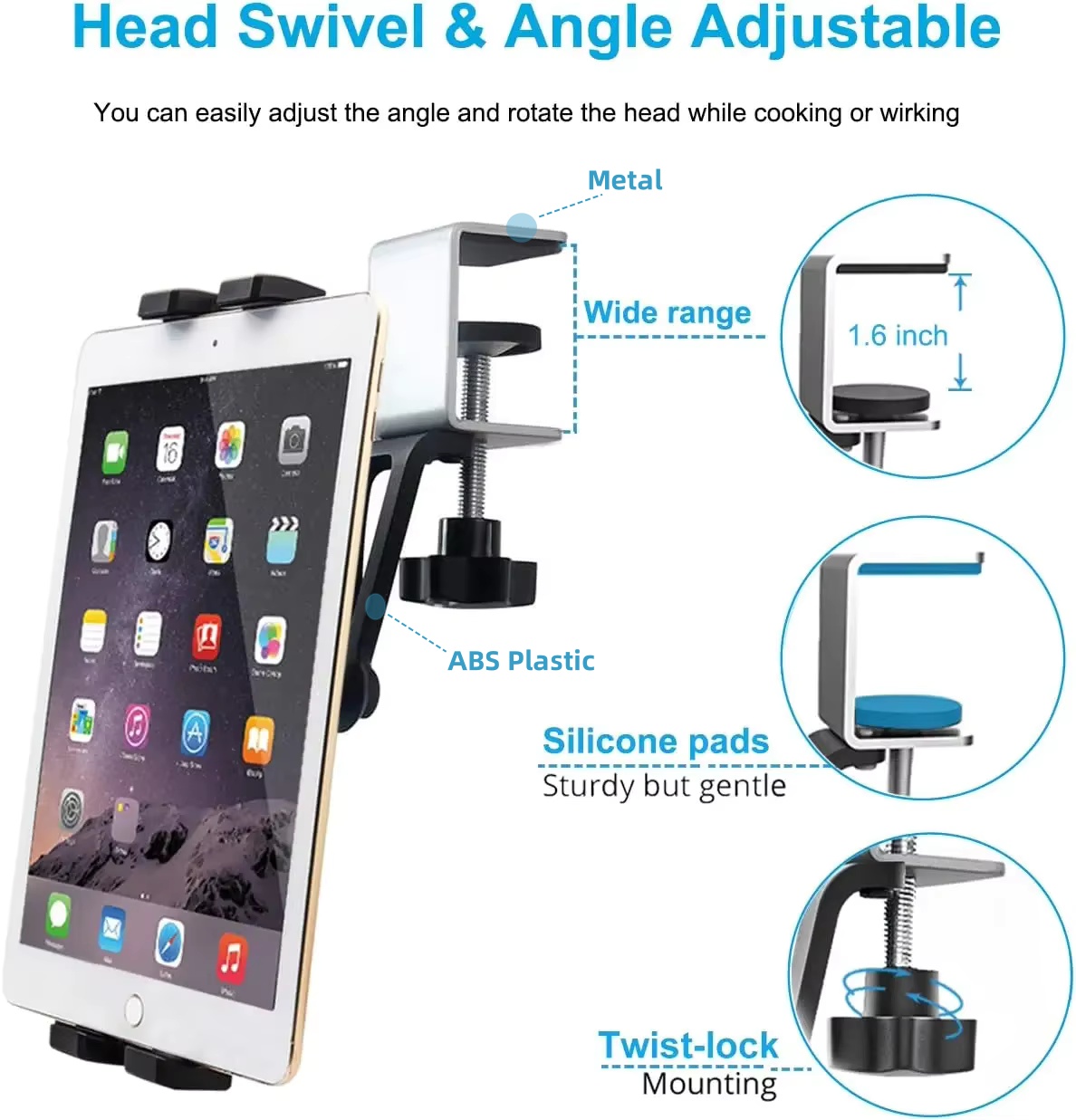 حامل هاتف لوحي عالمي للمطبخ تح - مراجعة Phone Accessories Cabinet وسعره