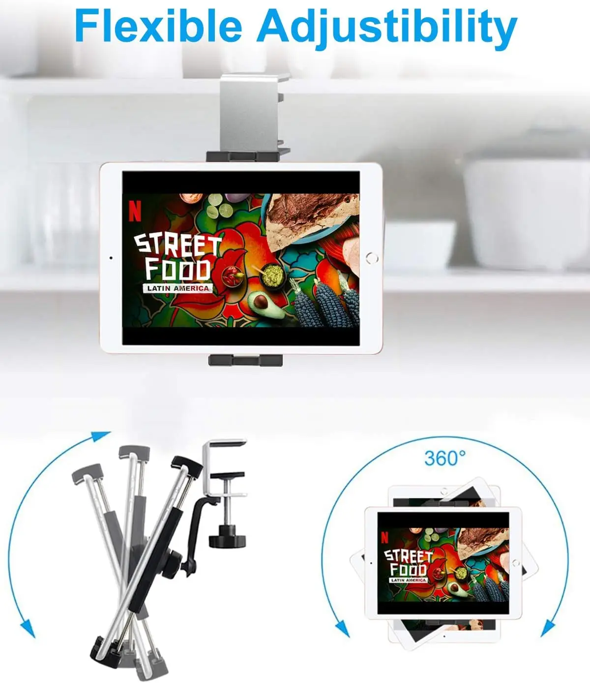 حامل هاتف لوحي عالمي للمطبخ تح - مراجعة Phone Accessories Cabinet وسعره