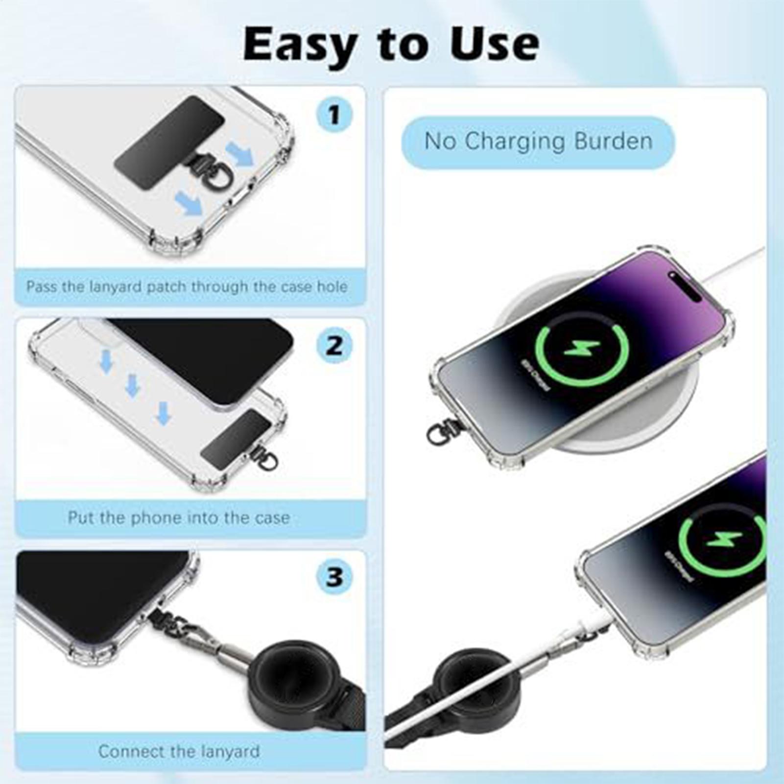 حبل هاتف قابل للسحب مضاد للسرق - مراجعة Lanyard Phone Strap وسعره